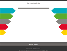 Tablet Screenshot of herzundseele.de